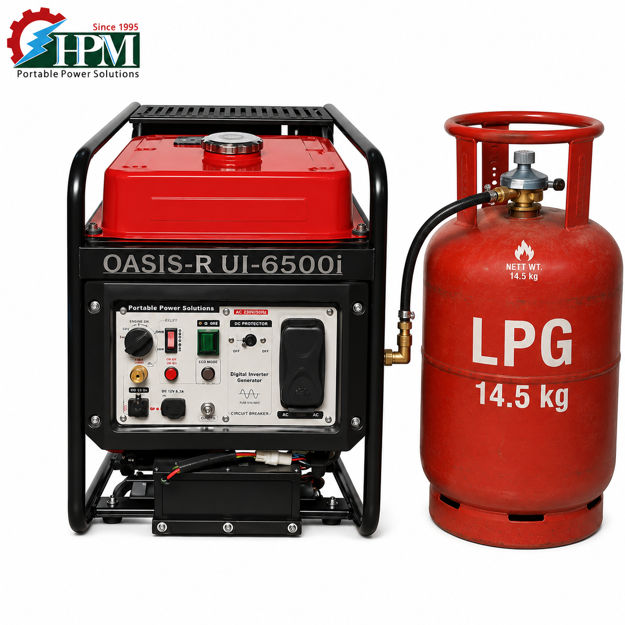 5.5 KVA Smart Portable Inverter Generator with LPG Oasis UL-6500i - Paralleling & Remote Start
